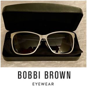 Bobbi Brown Silver steel frame sunglasses